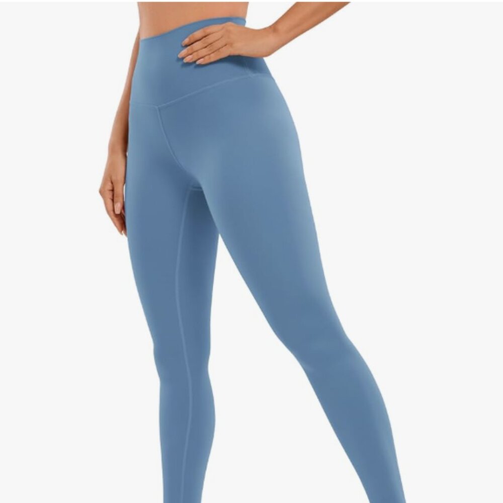 CRZ YOGA Butterluxe Yoga Leggings 25" - High Waisted Size Small - Universe Blue